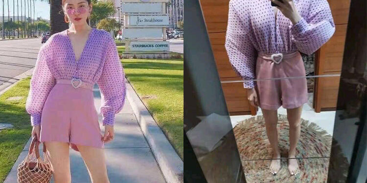 Mua áo online biến mỹ nhân thành vận động viên