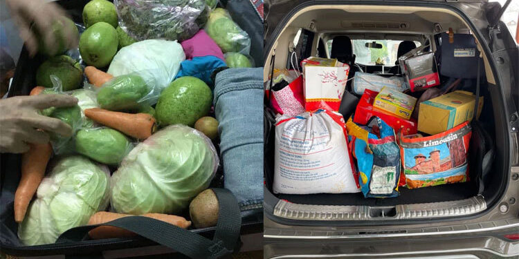 Mang cả ‘chợ quê’ lên thành phố sau Tết