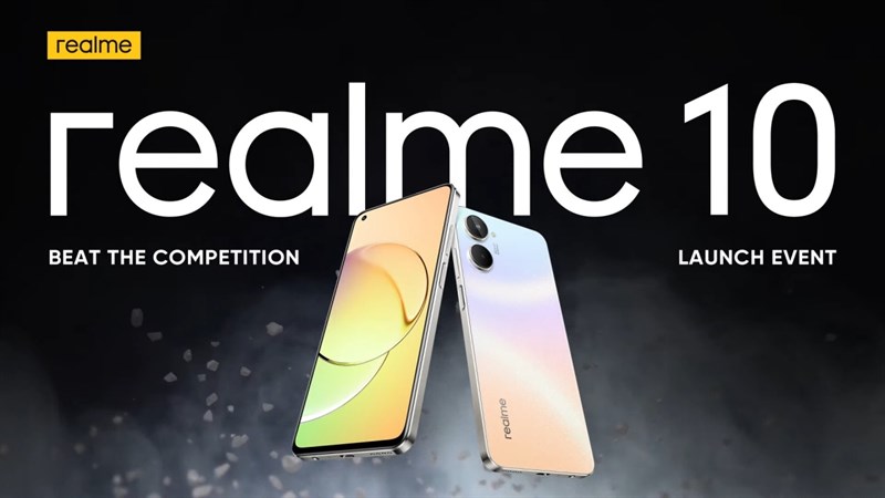 realme 10 4G ra mắt: Chip Helio G series mới, pin lớn kèm giá bình dân