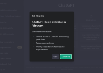 ChatGPT Plus đã mở cho thị trường Việt Nam