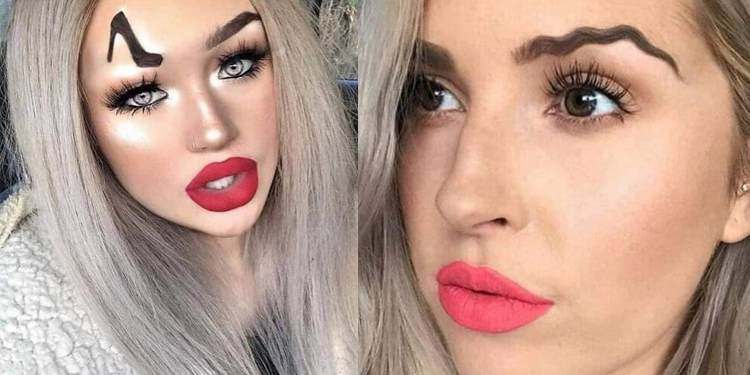 Những cặp chân mày không đụng hàng phái đẹp