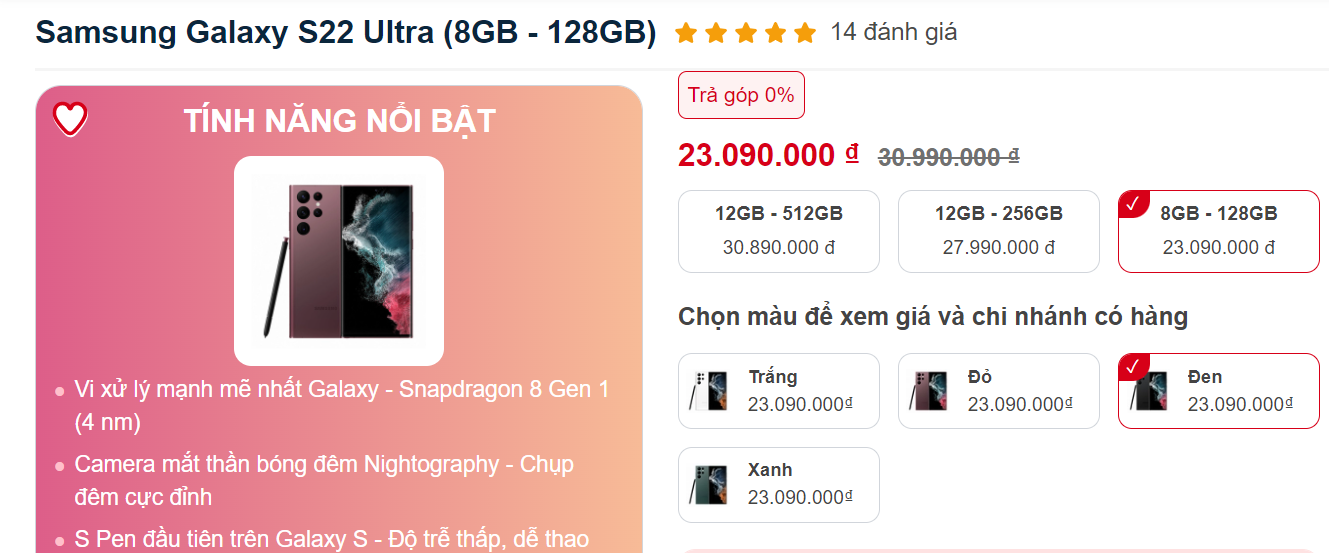 Đây là mức giá cực sốc của Galaxy S23 Ultra sau khi trừ khuyến mại: Rẻ hơn cả Galaxy S22 Ultra