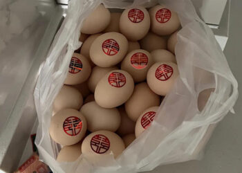 Trứng, tỏi, lá cây… mừng hạnh phúc gia chủ